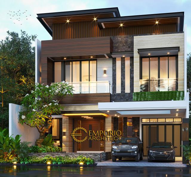 Video Desain Rumah Modern 2 Lantai Bapak Alex di  Jakarta Barat