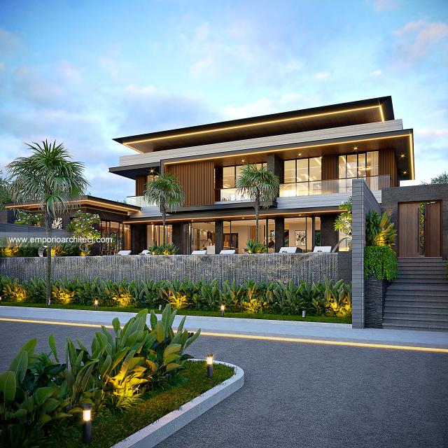 Video Desain Rumah Modern 2 Lantai Bapak TSN 1637 di  Bogor