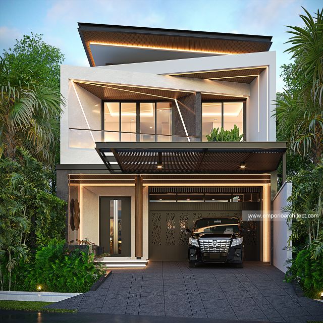 Video Desain Rumah Modern 2 Lantai Bapak TFN 1802 di  Purwakarta