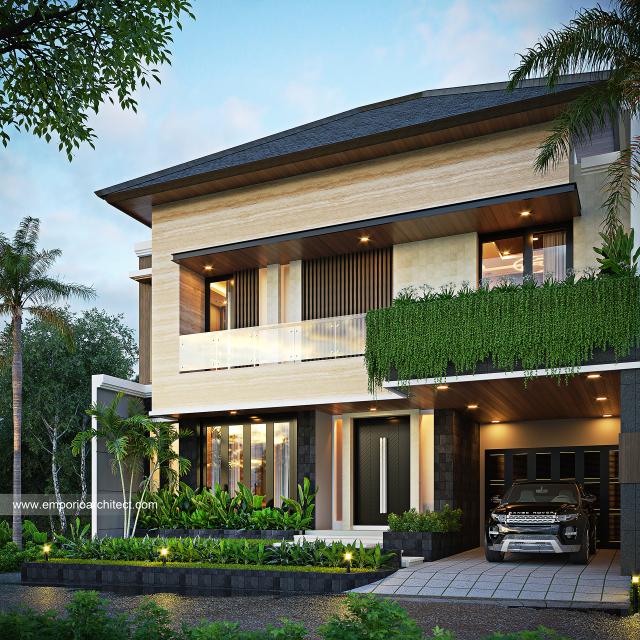Video Desain Rumah Modern 2 Lantai Ibu IRM 1515 di  Denpasar, Bali