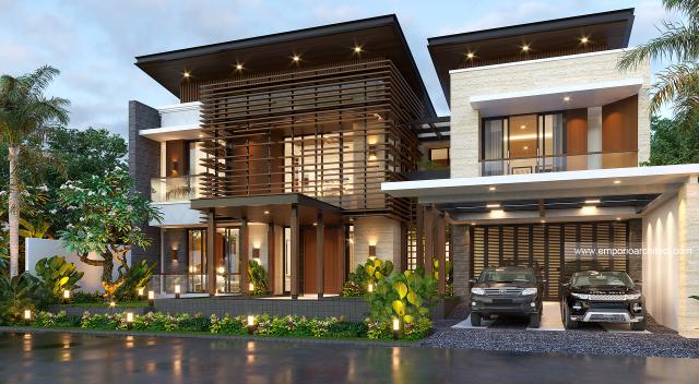 Video Desain Rumah Modern 2 Lantai Bapak Fatah II di  Kudus, Jawa Tengah