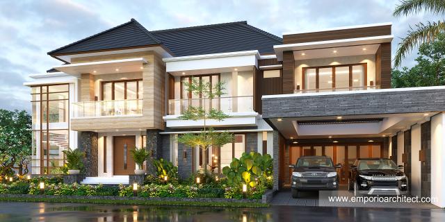 Video Desain Rumah Modern 2 Lantai Ibu LCY 1099 di  Medan, Sumatera Utara