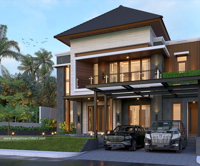 Video Mrs. IR 1443 Modern House 2 Floors Design - Denpasar, Bali