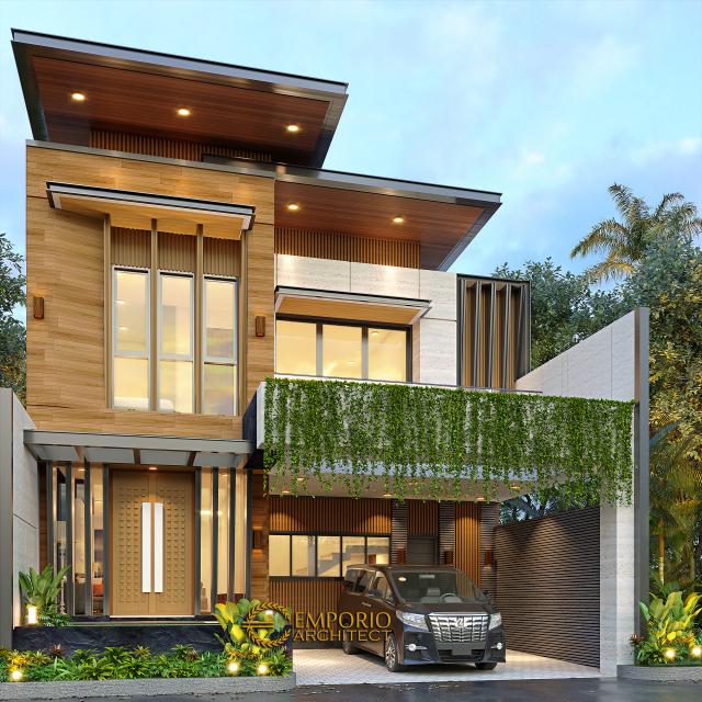Video Desain Rumah Modern 2 Lantai Bapak Edo di  Surabaya