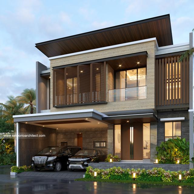 Video Desain Rumah Modern 2 Lantai Bapak Tasimin di  Bekasi