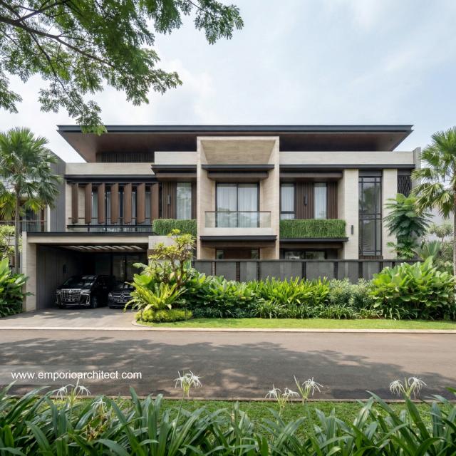 Desain Rumah Modern 2 Lantai Ibu A 2287 di  Samarinda
