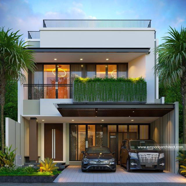 Video Mrs. YL 1621 Modern House 2 Floors Design - Jakarta