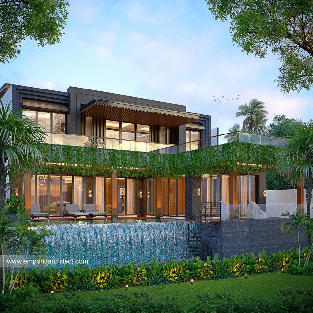 Video Desain Rumah Modern 2 Lantai Ibu SJT 1535 di  Bali