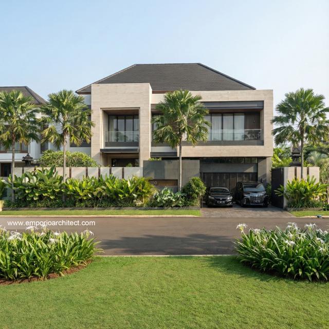 Desain Rumah Modern 2 Lantai Bapak HDR 2269 di  Tabanan, Bali
