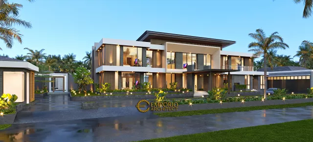 Desain Rumah Modern 2 Lantai Bapak Ade di  Manado, Sulawesi Utara