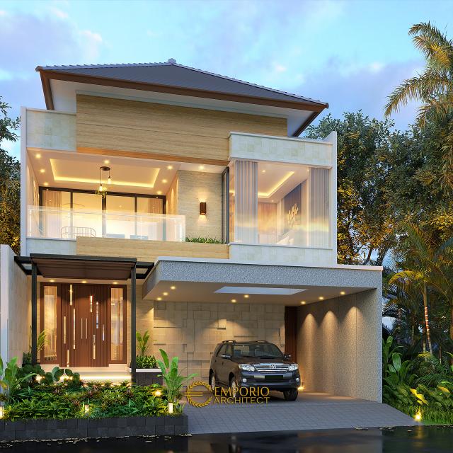 Video Desain Rumah Modern 2 Lantai Bapak Aliy Abdulloh di  Jakarta