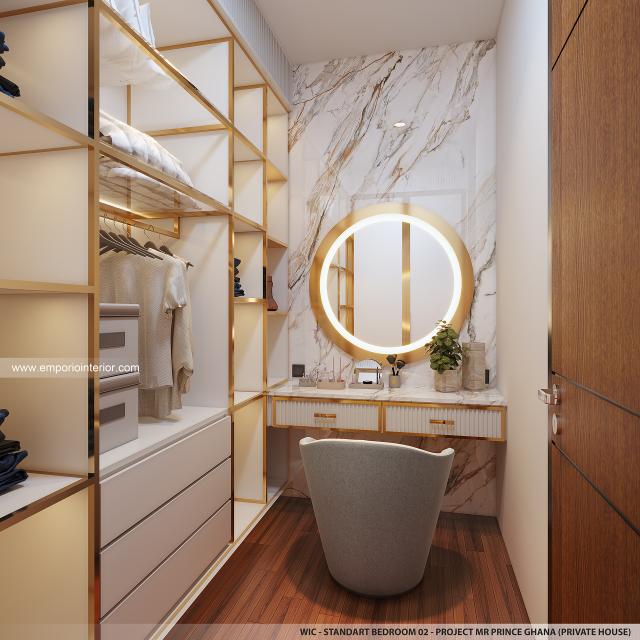 Desain WIC - Kamar Tidur Standar 2 Rumah Modern 2 Lantai Mr. Prince Amoako-Adjei di Ghana