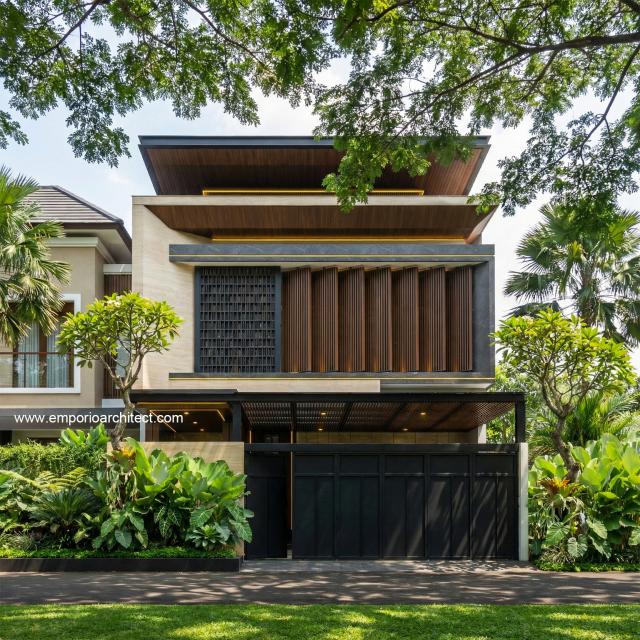 Mrs. TFN 1630 Modern House 2 Floors Design - Samarinda