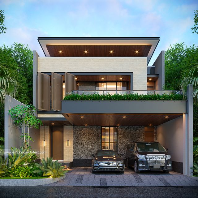 Video Mrs. DSW 2016 Modern House 2 Floors Design - Cilegon, Banten