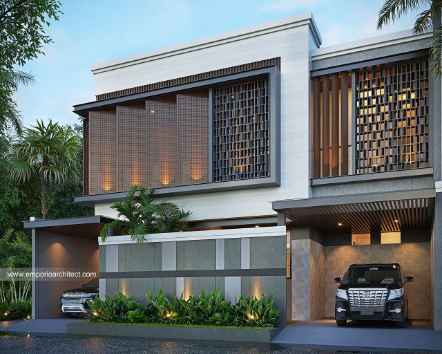 Video Desain Rumah Modern 2 Lantai Ibu SRL 2006 di  Duren Sawit, Jakarta Timur