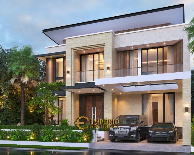 Video Desain Rumah Modern 2 Lantai Bapak YYM 1047 di  BSD, Tangerang Selatan, Banten