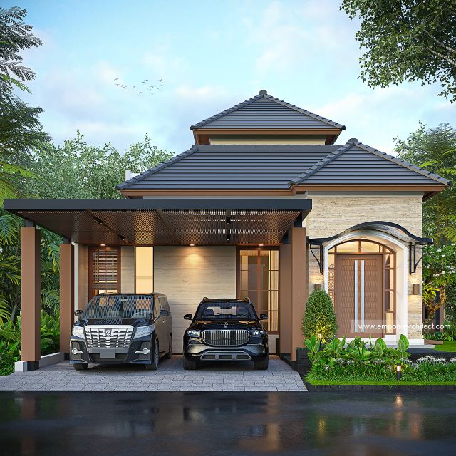 Video Desain Rumah Modern 2 Lantai Ibu SHT 1933 di  Tangerang