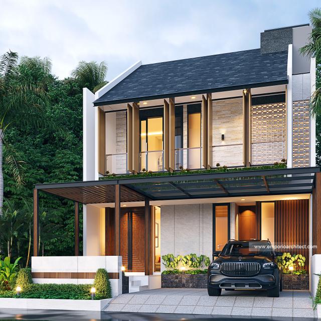 Video Desain Rumah Modern 2 Lantai Bapak AD di  Alam Sutera, Tangerang Selatan