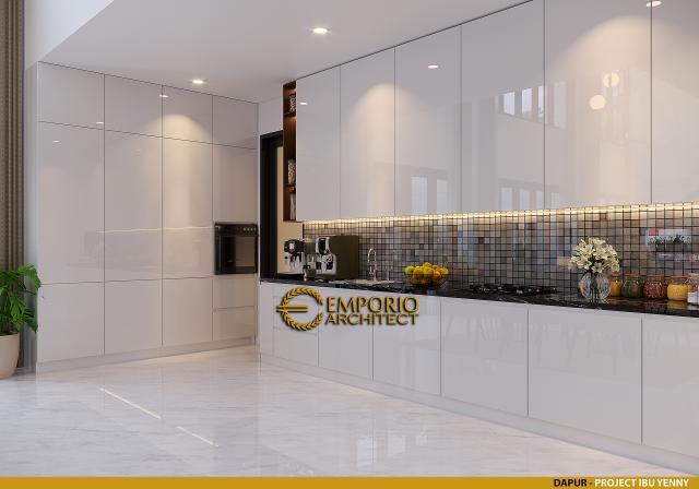 Desain Dapur Rumah Modern 2 Lantai Ibu Yenny di Manado, Sulawesi Utara