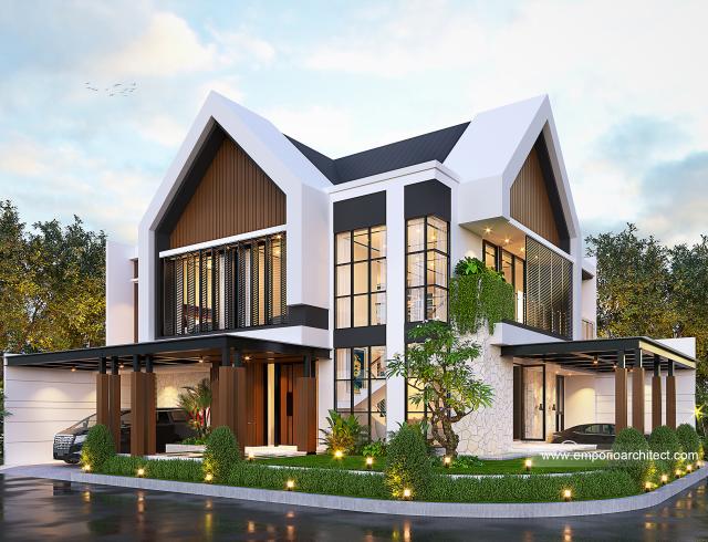 Video Desain Rumah Modern 2 Lantai Bapak Adam di  BSD, Tangerang Selatan, Banten