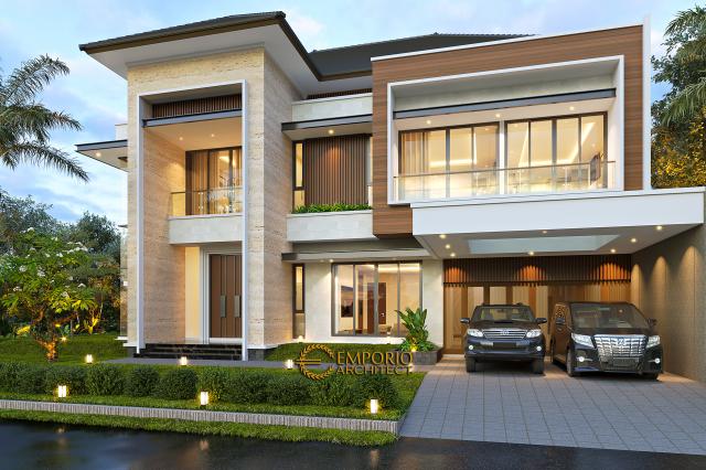 Video Desain Rumah Modern 2 Lantai Bapak SWT 1063 di  Tangerang, Banten
