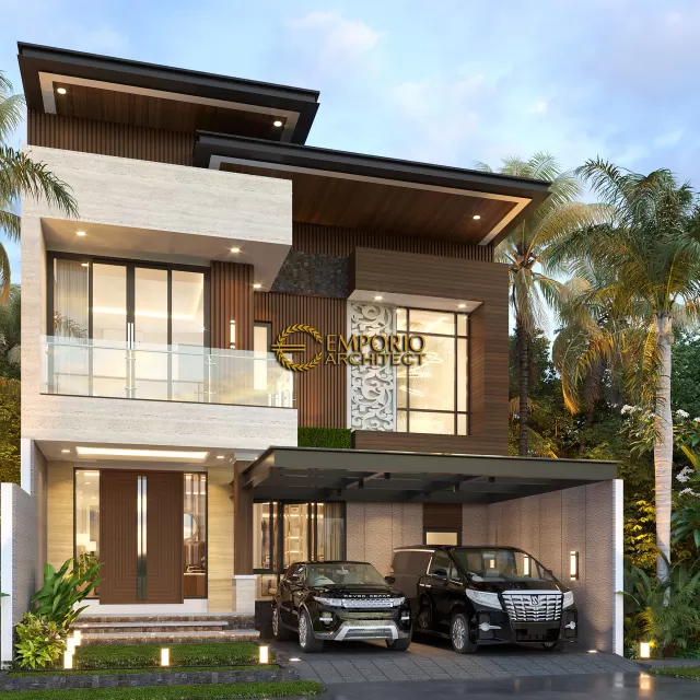 Video Desain Rumah Modern 2 Lantai Ibu Liana di  Cirebon, Jawa Barat