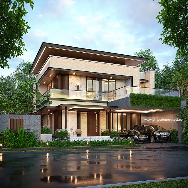 Video Mr. DNL 1818 Modern House 2 Floors Design - Bekasi