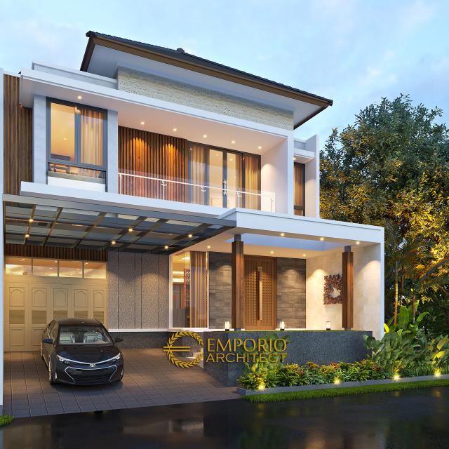 Video Desain Rumah Modern 2 Lantai Bapak Daniel di  Jakarta Timur