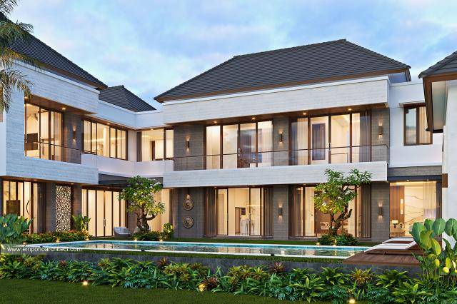 Video Mr. WHJ and Mrs. ELB 1415 Modern House 2 Floors Design - Badung, Bali