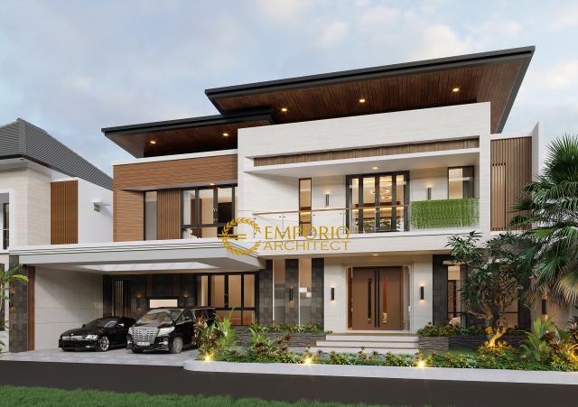 Video Desain Rumah Modern 2 Lantai Bapak Julian di  Palembang, Sumatera Selatan