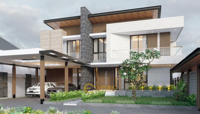 Video Desain Rumah Modern 2 Lantai Bapak Usman di  Tangerang, Banten