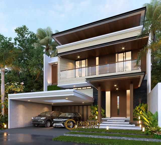 Video Desain Rumah Modern 2.5 Lantai Bapak Husein di  Solo (Surakarta), Jawa Tengah
