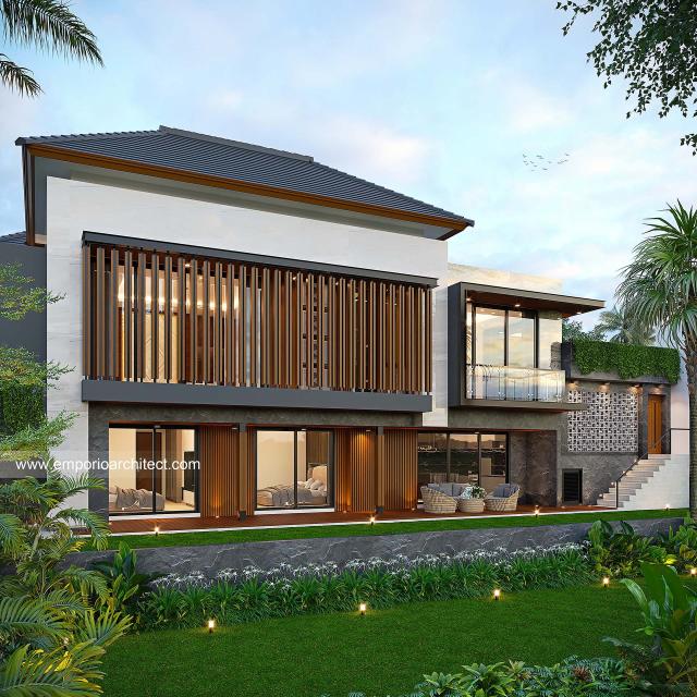 Video Desain Rumah Modern 2.5 Lantai Bapak ADR 1484 di  Jakarta Selatan