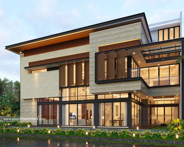 Video Mrs. LDY 1356 Modern House 2.5 Floors Design - Jakarta
