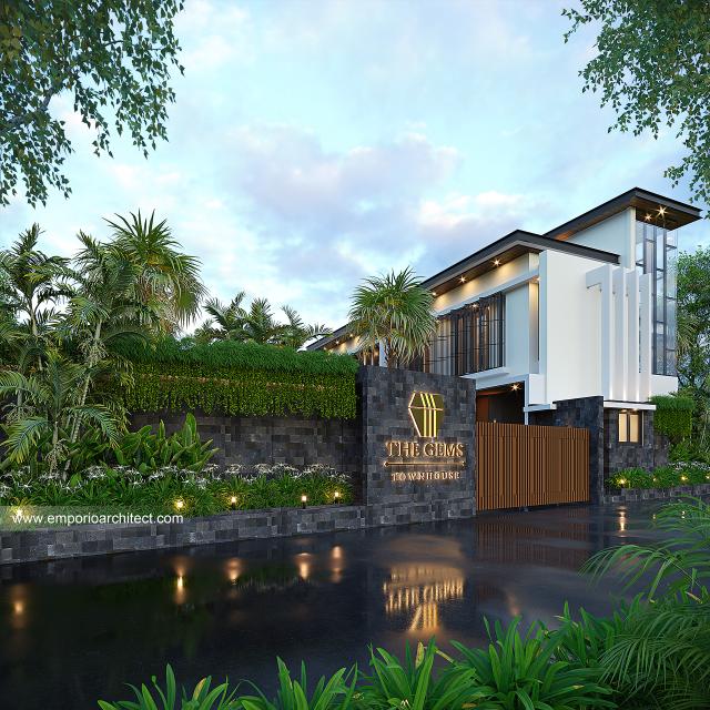 Video Mr. HSN 1549 Modern The Gems Townhouse Residence 2.5 Floors Design - Cibubur, Jakarta Timur