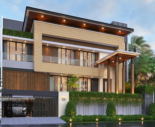 Video Mr. SYF Modern House 2.5 Floors Design - Jakarta Timur
