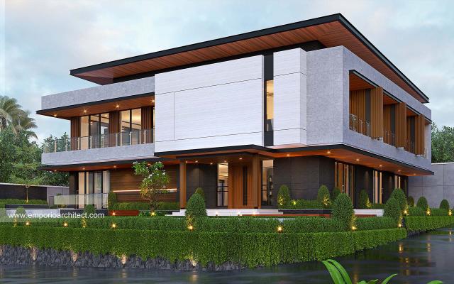 Mr. HDR 1388 Modern House 2.5 Floors Design - Puncak, Jawa Barat