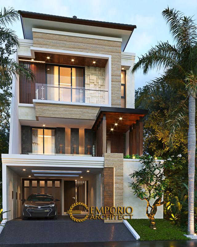 Video Desain Rumah Modern 2.5 Lantai Ibu Devi di  Jakarta