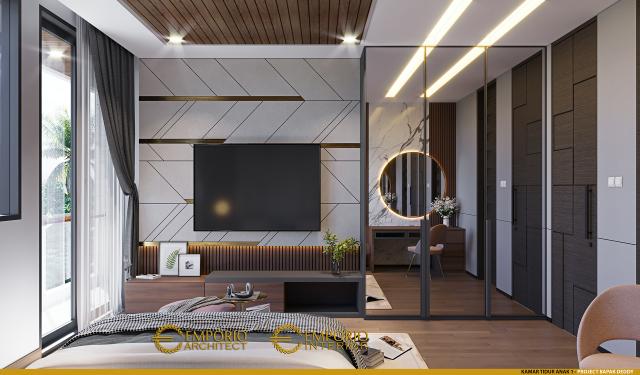 Desain Kamar Tidur Anak 1 Rumah Modern 2.5 Lantai Bapak Deddy di Jakarta