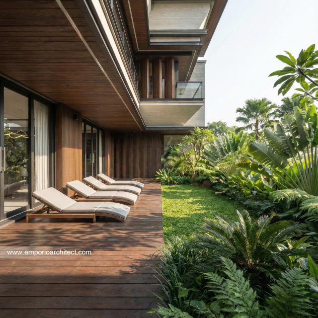 Desain Rumah Modern 3 Lantai Bapak CHN 2245 di Bandung