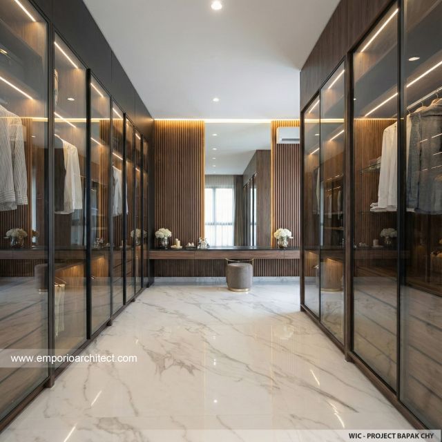 Desain WIC Rumah Modern 3 Lantai Bapak CHN di Bandung