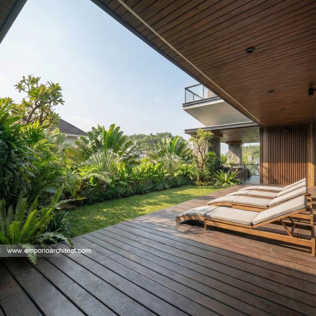 Desain Rumah Modern 3 Lantai Bapak CHN 2245 di Bandung