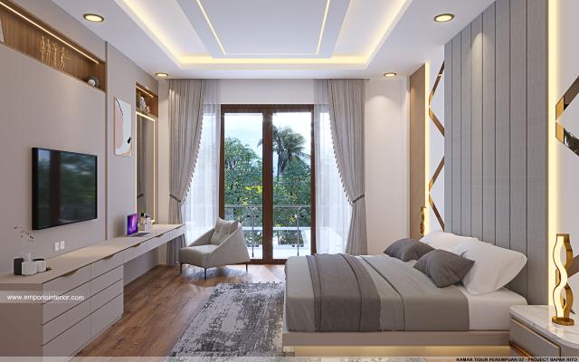 Desain Kamar Tidur Perempuan 2 Rumah Modern 3 Lantai Bapak Rito di NTT (Nusa Tenggara Timur)