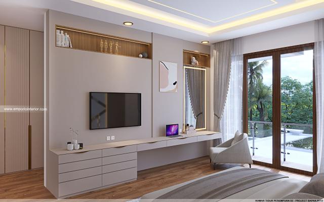 Desain Kamar Tidur Perempuan 2 Rumah Modern 3 Lantai Bapak Rito di NTT (Nusa Tenggara Timur)