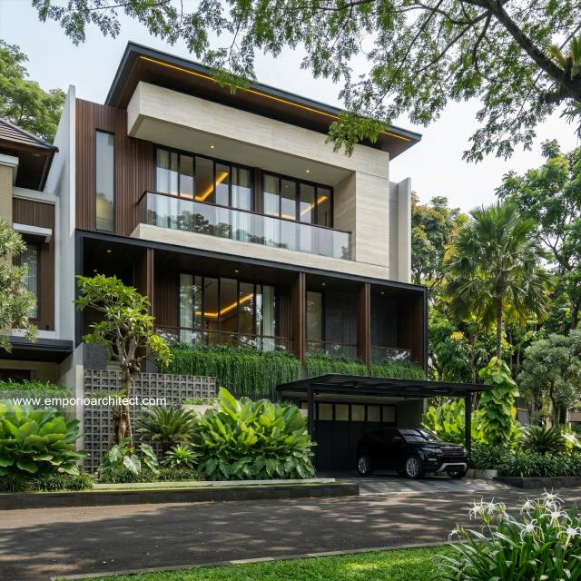 Mrs. LND 1579 Modern House 3 Floors Design - Alam Sutera, Tangerang