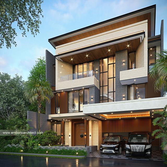 Video Mrs. WTA 1508 Modern House 3 Floors Design - Tangerang Selatan
