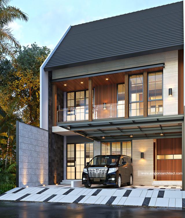 Video Desain Rumah Modern 3 Lantai Bapak Rama di  Jakarta Utara