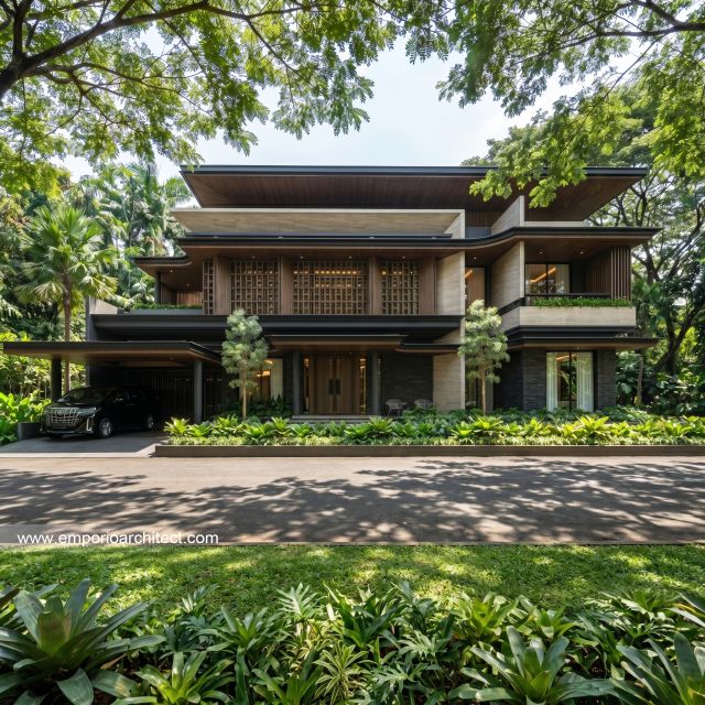 Mrs. SPN 2391 Modern House 2 Floors Design - Purwokerto