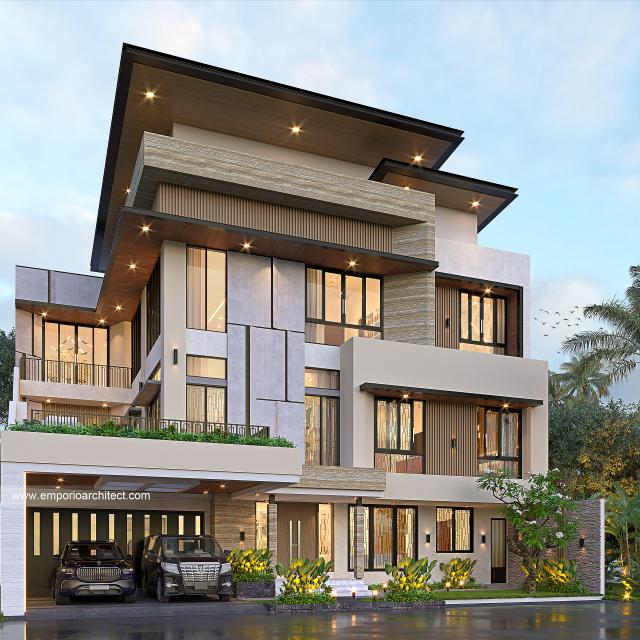 Video Mrs. Ivana Modern House 3 Floors Design - Solo