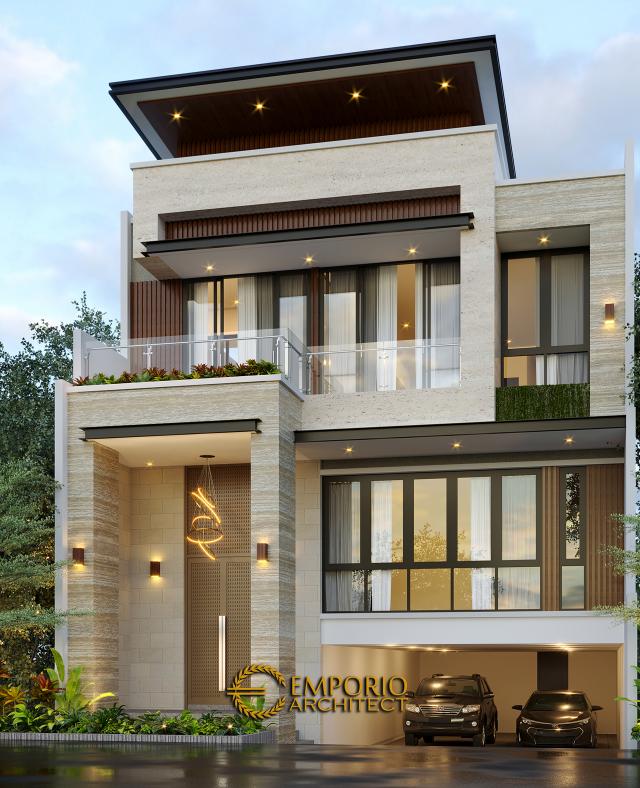 Video Desain Rumah Modern 3 Lantai Ibu Yasmin di  Bogor, Jawa Barat